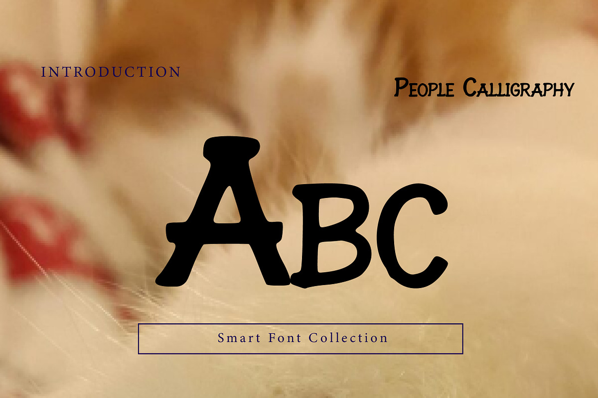 People calligraphy, a Script Font by Wow Magic (Photo 2 of 3)