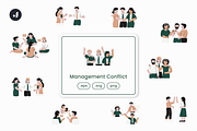 Management Conflict Illustration, an Object Graphic by Jump Studio (Thumbnail 1 of 12)