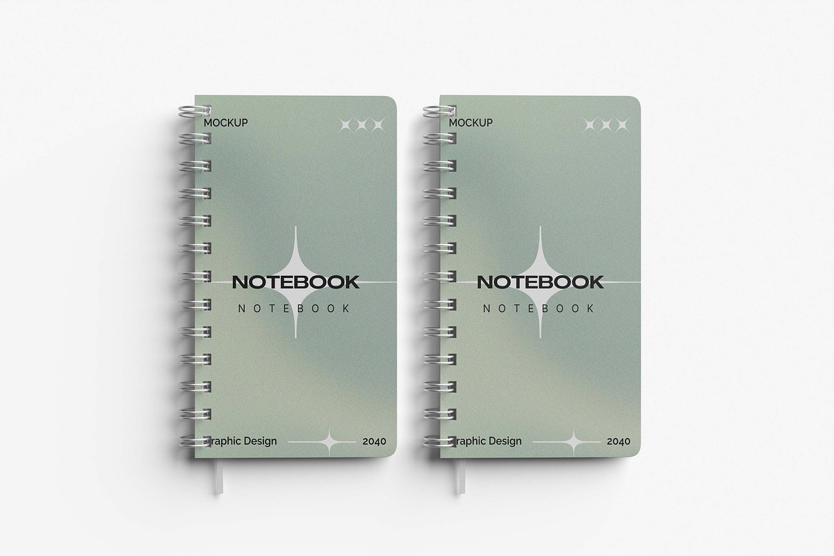 Notebook Mockup, a Books & Magazine Mockup by xavier_studio (Photo 2 of 5)