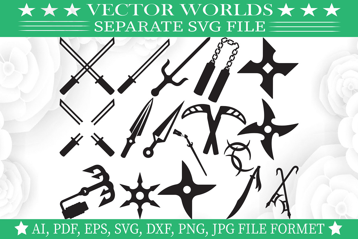 Karate Weapon Svg, Karate,Weapon Svg, an Object Graphic by VectorWorlds (Photo 1 of 3)