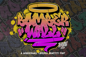 Bomber Wall Graffiti Font