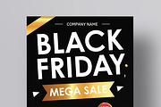 Black Friday Mega Sale Flyer, a Flyer Template by MightyDesign (Thumbnail 4 of 8)