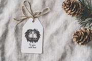 Vintage Charming Christmas Line Art, an Object Graphic by AnMark (Thumbnail 14 of 15)