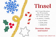 Tinsel Procreate Brush Set, a Brush Add-On by AngelfishCreative (Thumbnail 2 of 11)