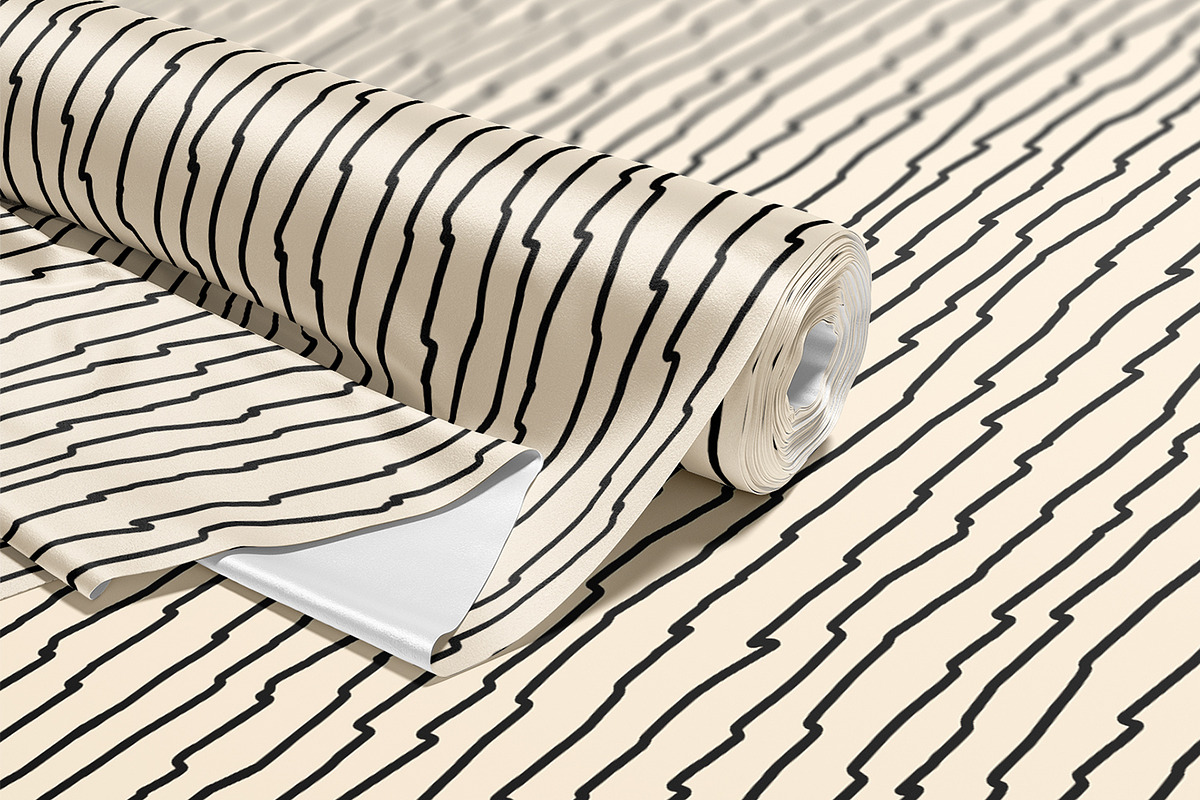 White Vertical Lines, a Pattern Graphic by MalyskaStudio