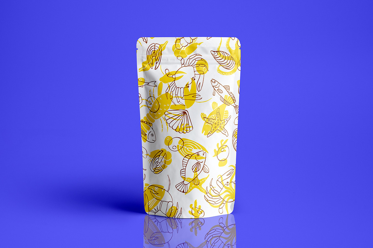 Seafood patterns, a Pattern Graphic by Hellgram (Photo 5 of 6)
