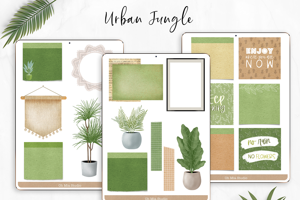 GoodNotes Botanical digital stickers, an Illustration by Oh Mia Studio (Photo 3 of 4)