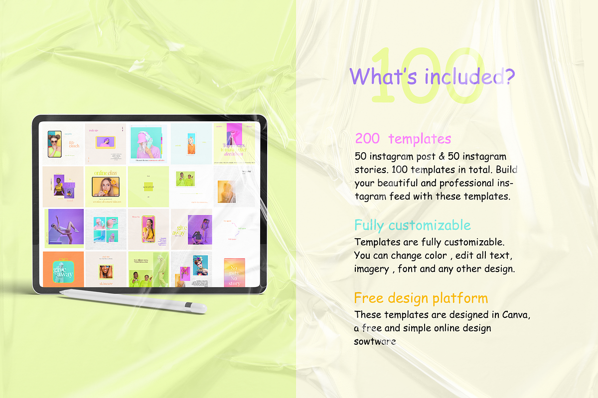 Instagram Engagement Template CANVA, a Social Media Template by goodesign (Photo 2 of 11)