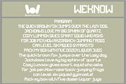 Enter Action font, a Font by weknow (Thumbnail 6 of 8)