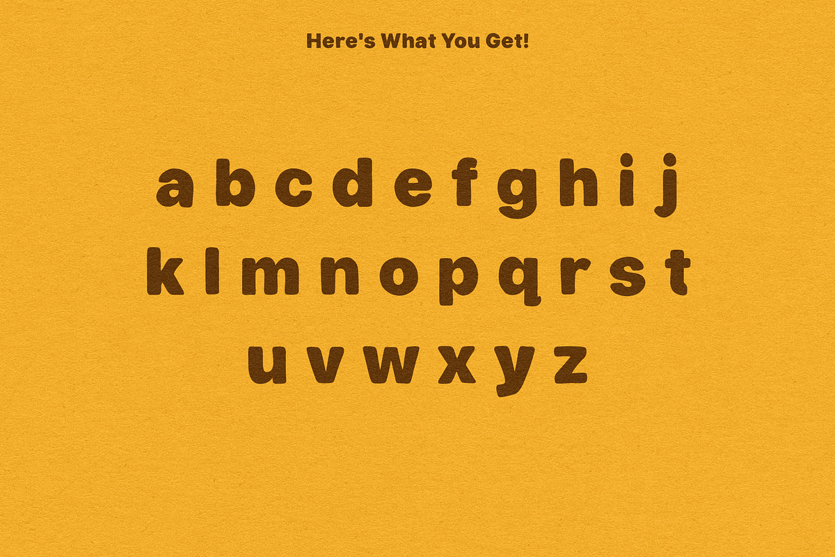 Basic Bold by Eric Pond Designs, a Sans Serif Font by Eric Pond Designs (Photo 5 of 6)