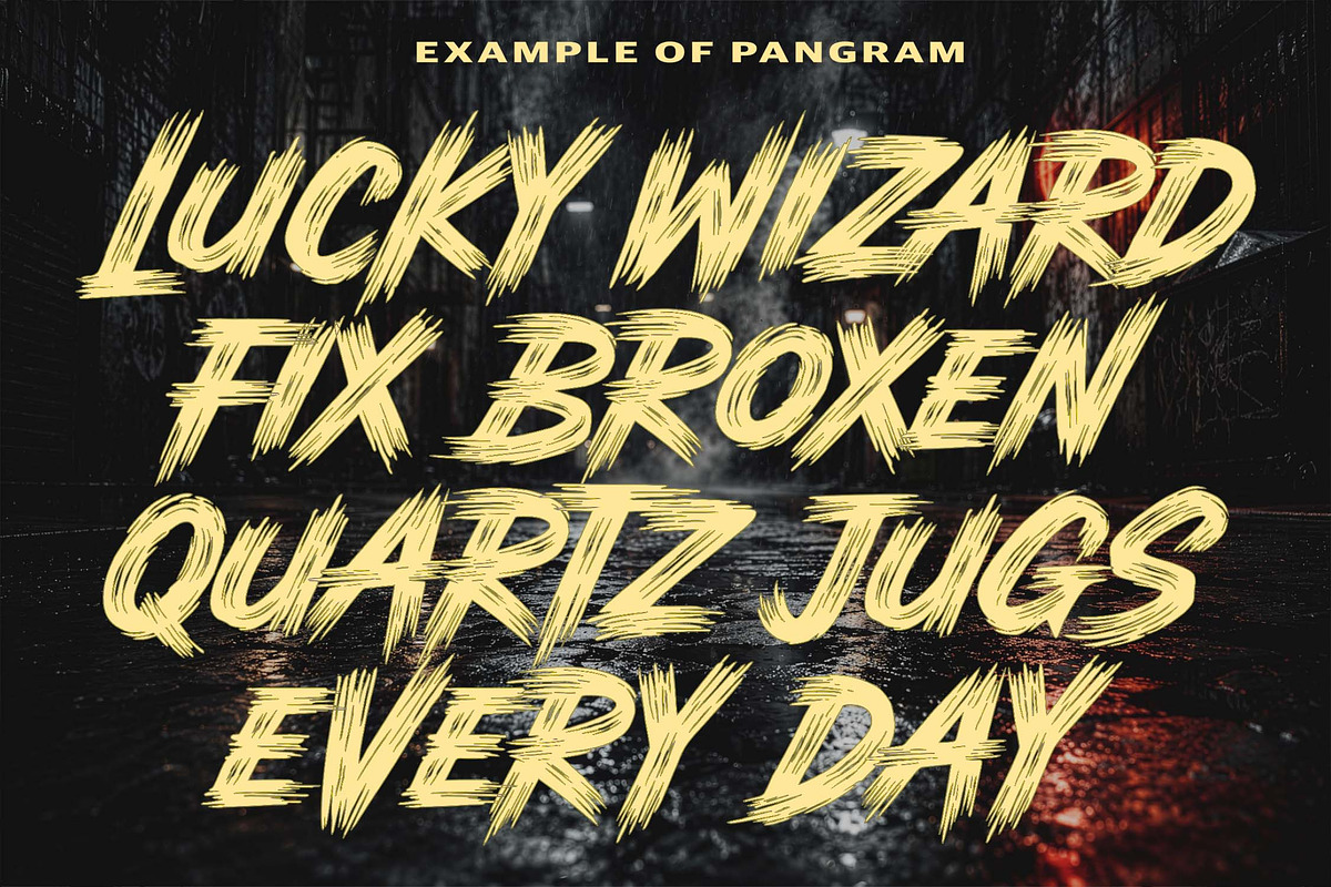 Legendary Brush - Urban Brush Font, a Blackletter Font by Subectype Studio (Photo 7 of 8)