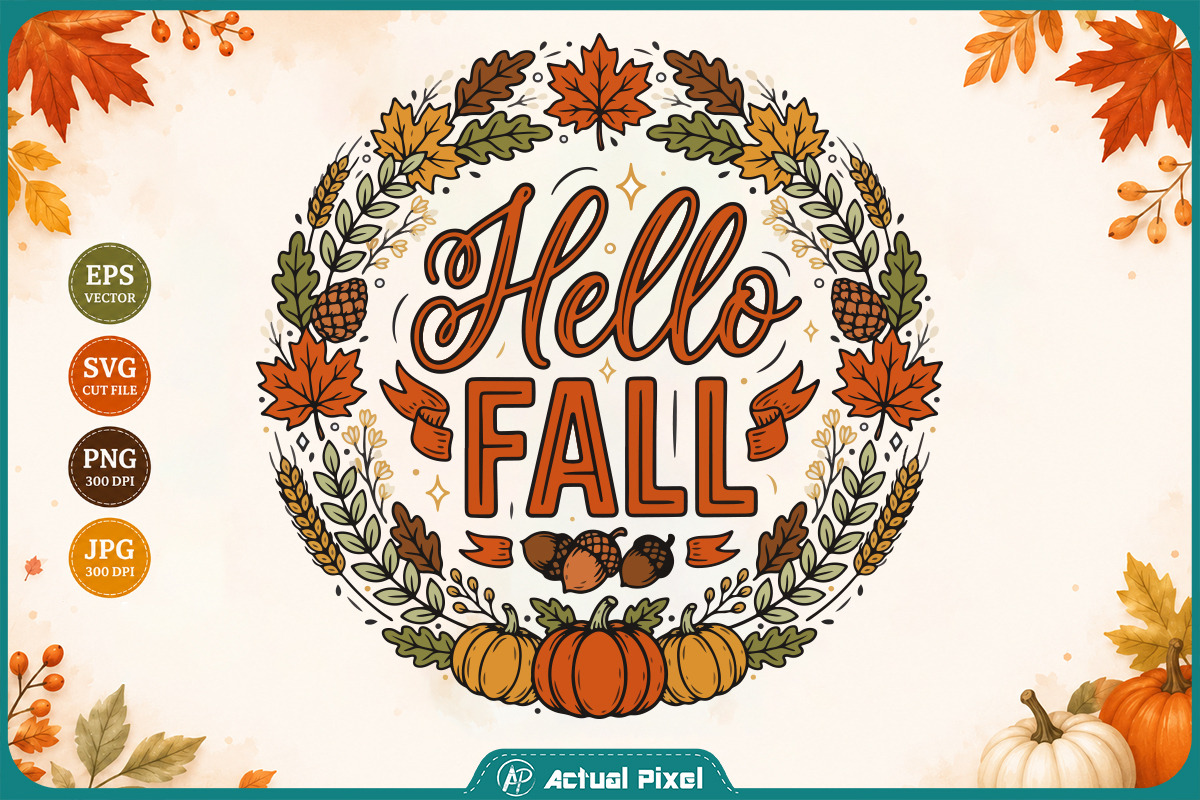 Fall Autumn Quotes Bundle, a Seasonal Illustration by Actual Pixel (Photo 12 of 15)