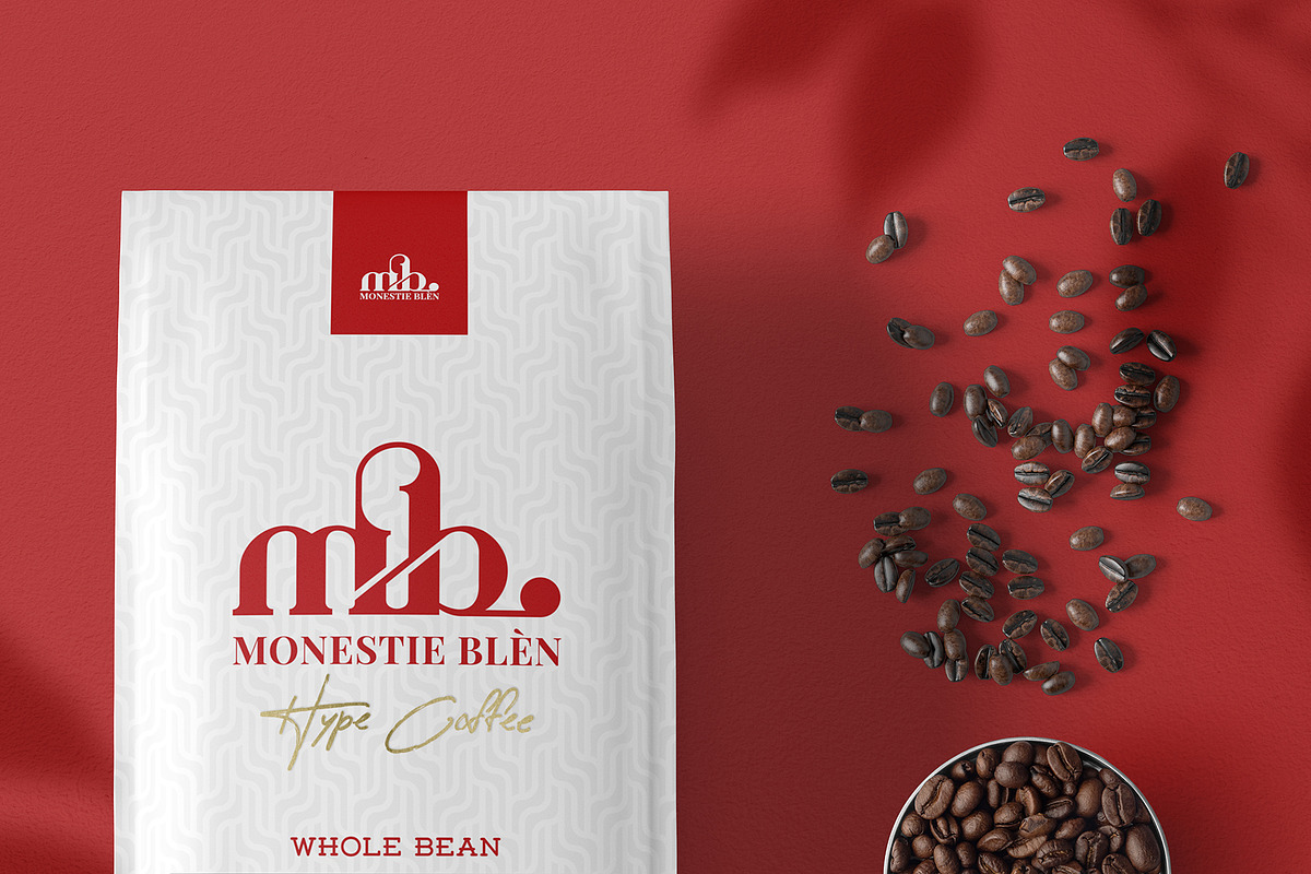 Monestie Blen Hype Coffee Bag Ai, a Marketing Template by fisihsani (Photo 4 of 6)