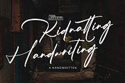 Kidnatting, a Script Font by pineungtype (Thumbnail 1 of 10)