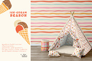 Ice Cream Season Vector Set, a Food Illustration by Olya Haifisch (Thumbnail 2 of 8)