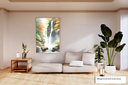Waterfall Printable Watercolor Wall, a Poster Template by MagicLove Creations (Thumbnail 4 of 8)