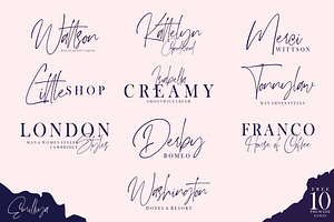 Emilliya // Luxury Signature Font