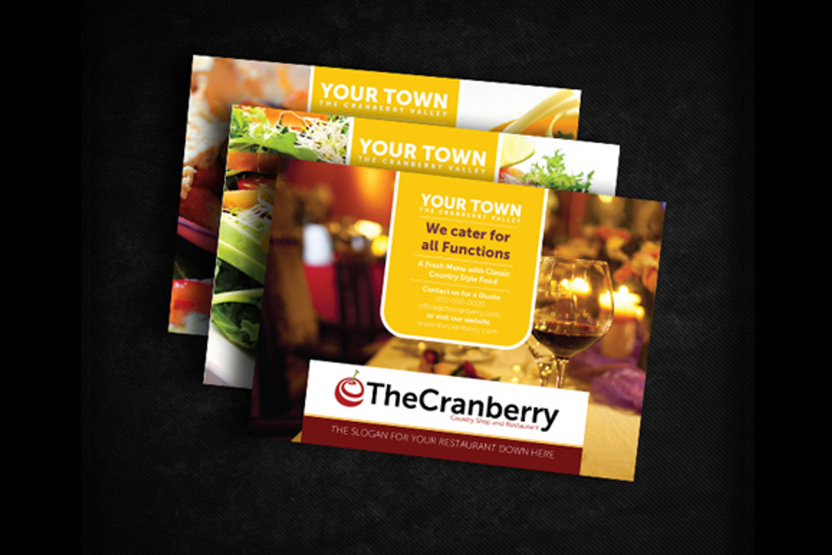 Cranberry Restaurant Advert Flyer, a Flyer Template by Inconcept Media Arsenal (Photo 3 of 5)