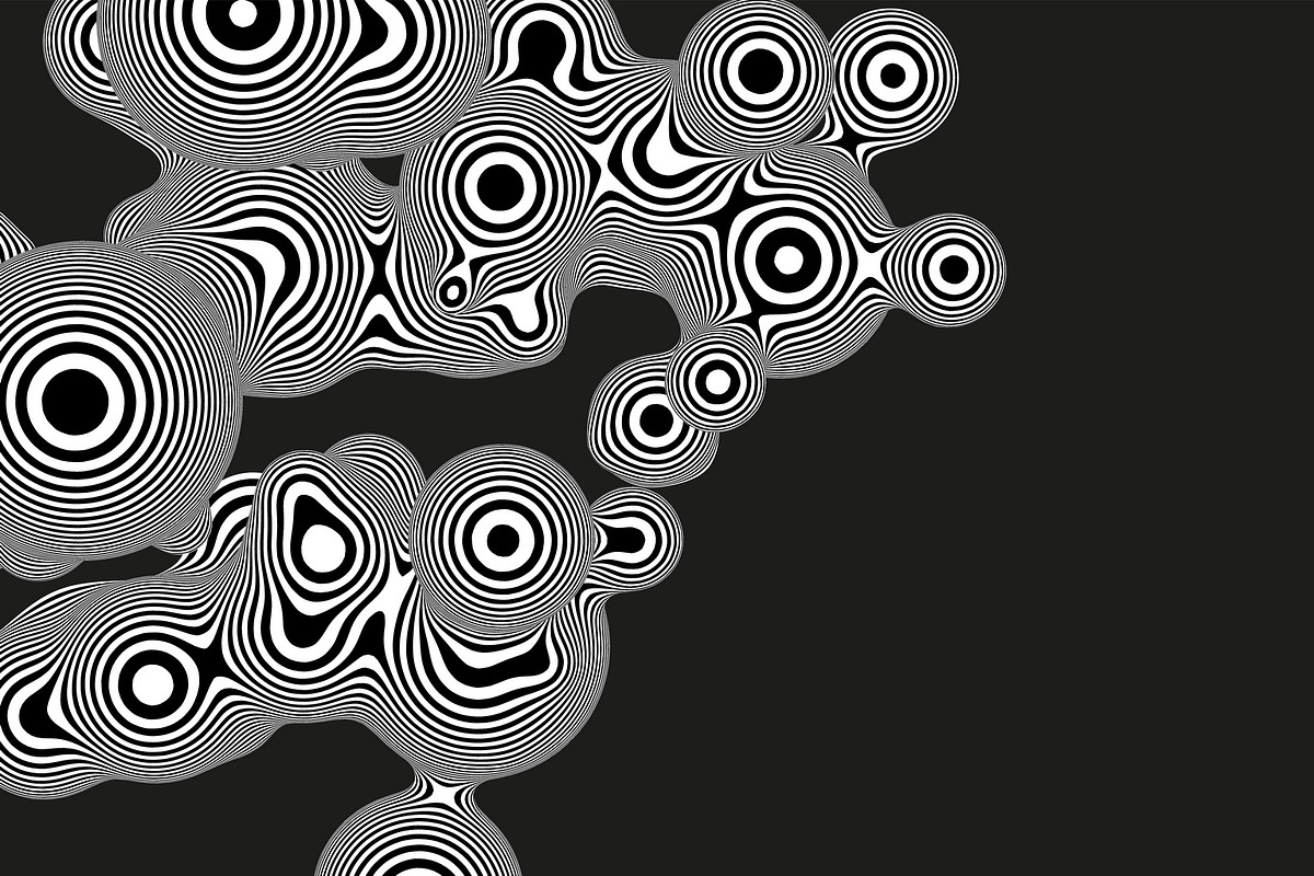 50 Zebra Metaballs, an Object Graphic by GarryKillian (Photo 43 of 51)