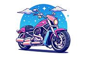 Rider's Drift Motorbike PNG Design, a Transportation Illustration by Ghagra (Thumbnail 2 of 3)