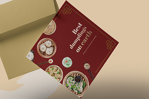 Dimsum Watercolor Illustration Set