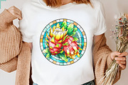 Summer Stained Glass Clipart Bundle., an Illustration by SVGArt (Thumbnail 8 of 9)