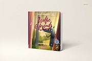 Cardboard Baby book Mockup Set, a Books & Magazine Mockup by creatsy5 (Thumbnail 8 of 14)