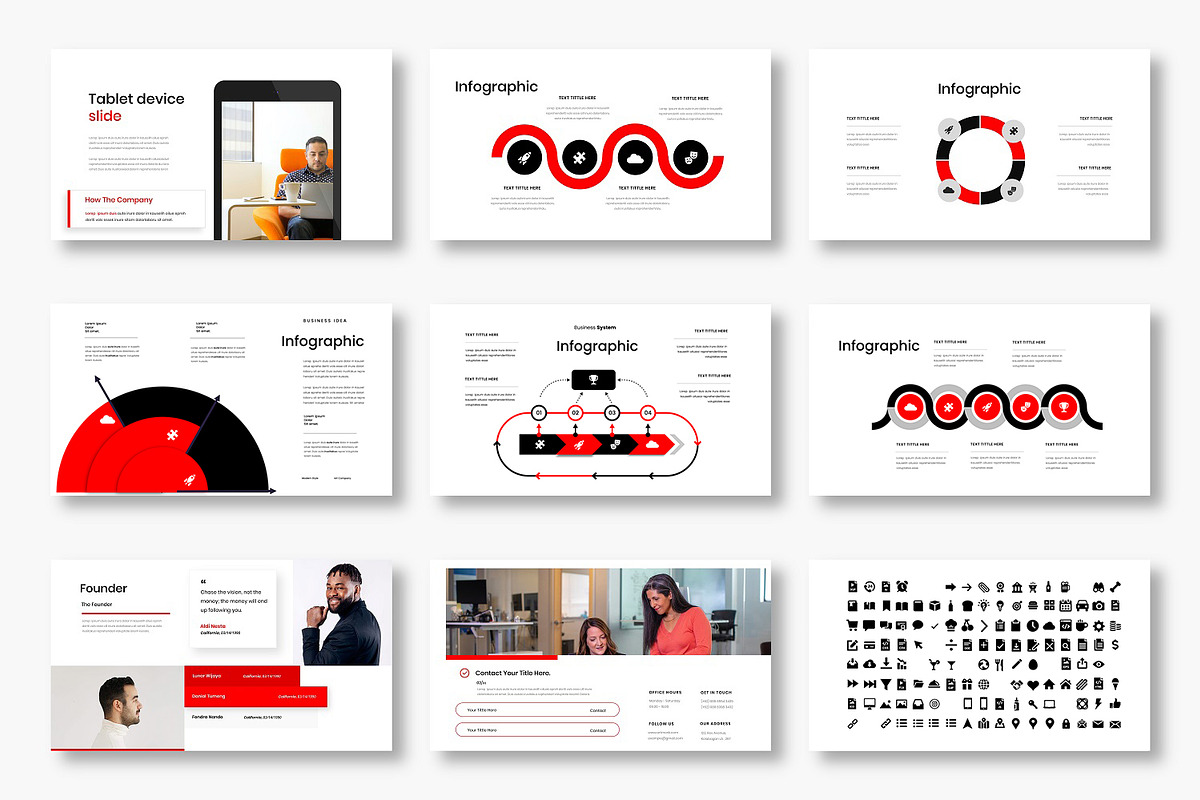 Rewatch – Business PowerPoint Templa, a Presentation Template by Dens Creative Studio (Photo 5 of 6)