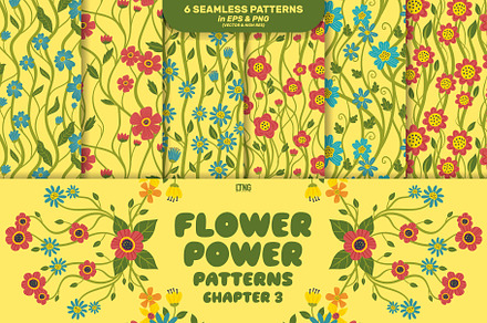 Flower Power Seamless Pattern Ch. 3