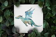 Dragons - Watercolor Clip Arts, an Illustration by Tati Bordiu (Thumbnail 3 of 4)