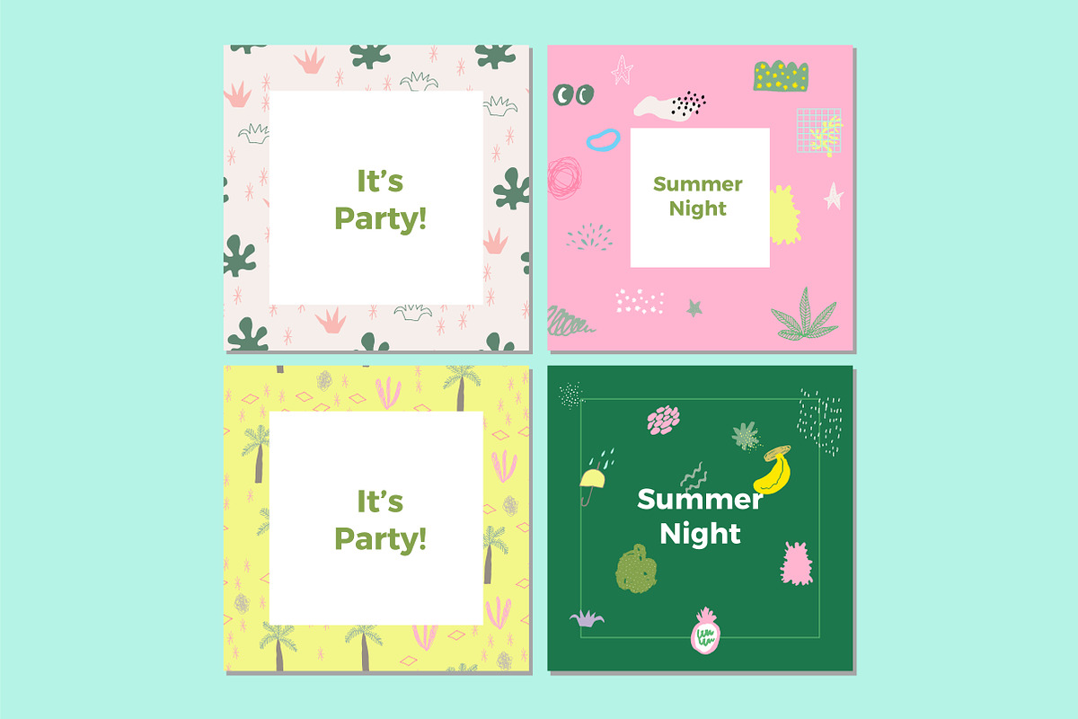 Forever Summer Land Abstract Design, a Pattern Graphic by Paperly Studio (Photo 4 of 5)