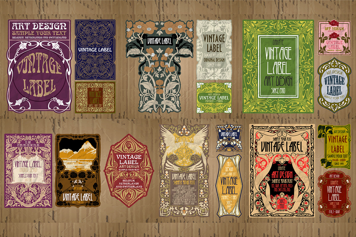 Covers Art Nouveau - sets, a Decorative Illustration by Stanislav Kharchevskyi (Photo 1 of 2)
