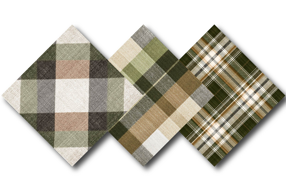 Natural Pattern Plaids Textile, an Illustration by DreamPrint404 (Photo 4 of 4)