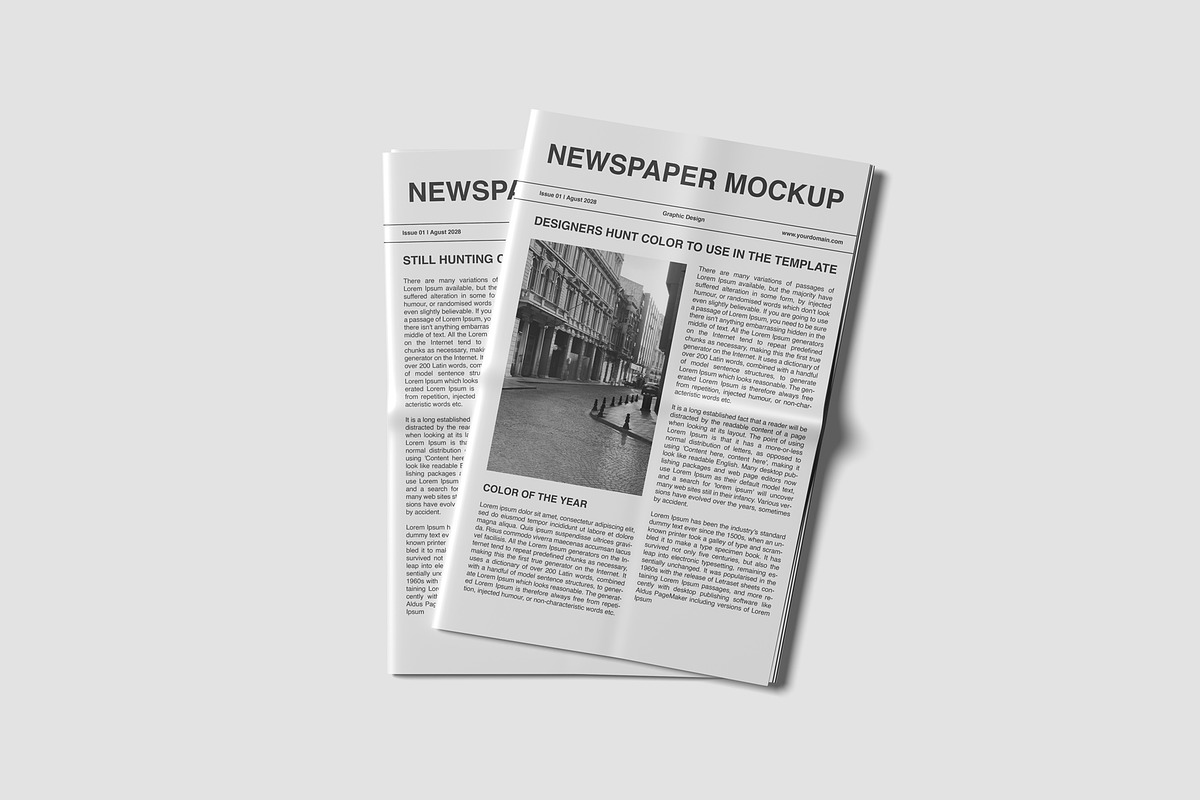 Newspaper Mockups, an Advertising Mockup by graphiccrew (Photo 9 of 13)