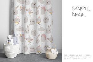 Nursery Curtain With Smart Objects