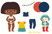 Paper doll, a Work Illustration by Svetlana Loseva (Thumbnail 4 of 5)