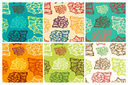22 Seashells seamless patterns set, a Pattern Graphic by IreneArt illustrations (Thumbnail 5 of 5)