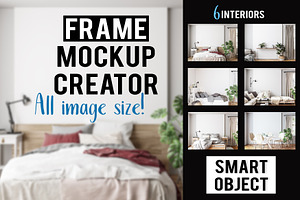 DISCOUNT Frame Mockup Creator BUNDLE