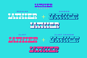 Lathier - Display Font