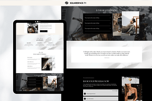 Squarespace Templates 7.1 Blog Coach