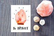 Watercolor Salt Lamp Collection, a Food Illustration by Maria Zebroff (Thumbnail 3 of 7)
