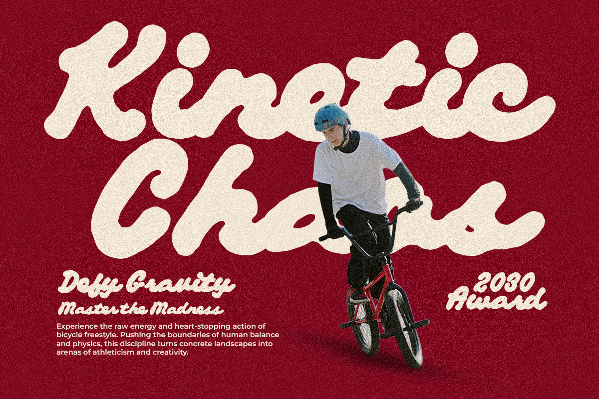 Broken Chunky - Bold Script Font, a Script Font by Afkari Studio (Photo 6 of 10)