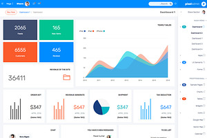 Pixel Admin-Responsive Dashboard Kit