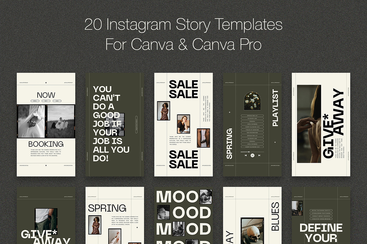 Grace - Aesthetic Social Media Pack, a Social Media Template by SilverStag Type Foundry (Photo 32 of 38)