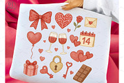 Teacher Valentine Coquette PNG, an Illustration by Libby Wishes (Thumbnail 1 of 7)