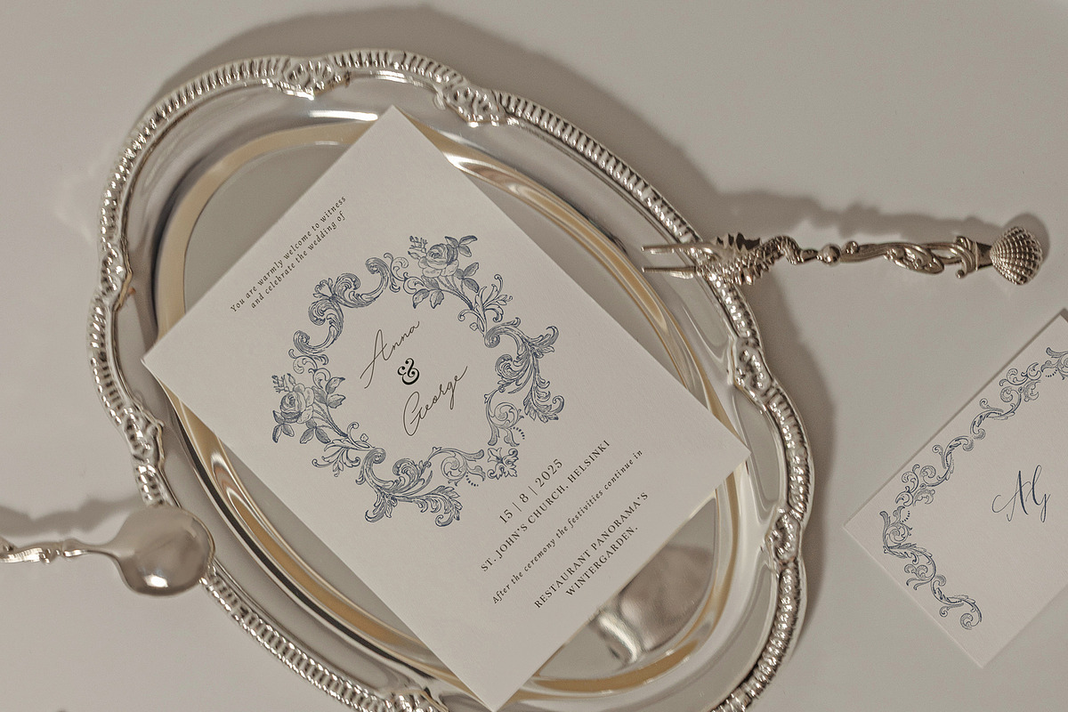 Baroque Vintage Vector Frames Crests, a Decorative Illustration by Veris Studio (Photo 8 of 14)