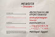 Mensota treasure / Handwritten sans, a Font by Java pep (Thumbnail 14 of 14)