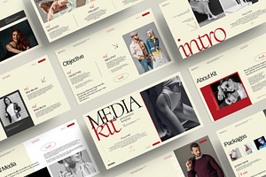Media Kit Presentation Template, a Presentation Template by MightyDesign