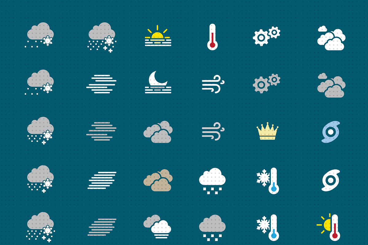Weather icons, an Icon by ArmandoMJ (Photo 4 of 5)