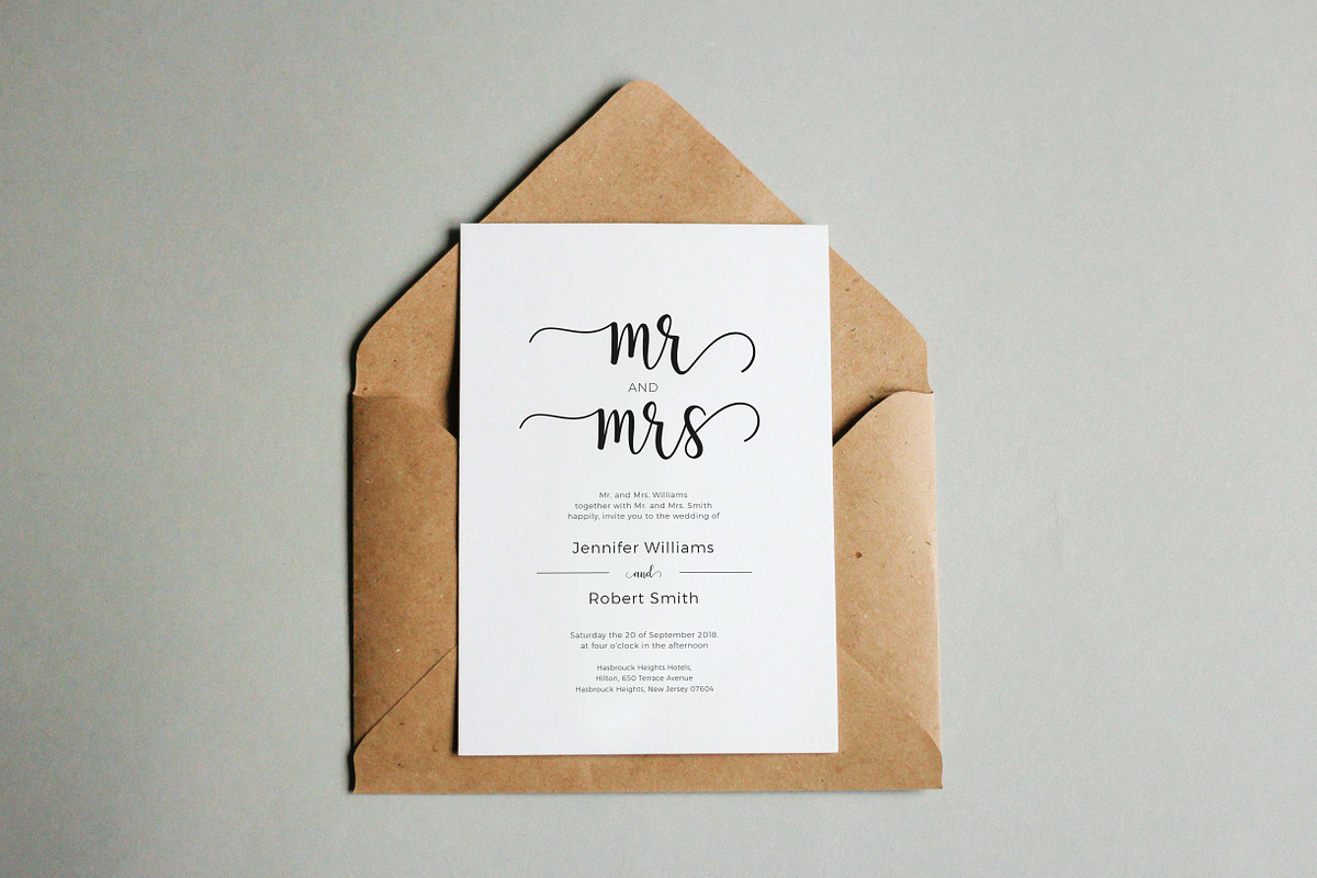 Wedding Invitation, a Templates & Theme by DevineWedding (Photo 1 of 3)